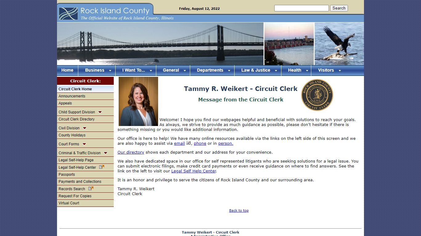 Rock Island County Circuit Clerk - Home Page